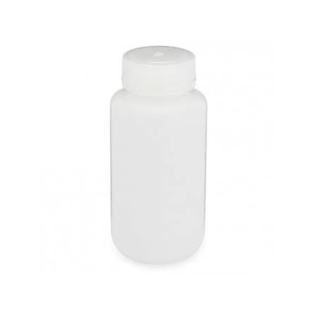 Globe Scientific Diamond RealSeal Bottles, HDPE, Wide Mouth, 250 ml, 12/pk, 12PK 219913